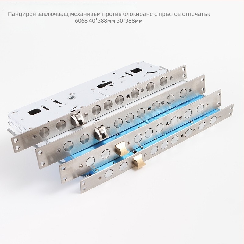 Overlord Lock Body – корпус за заключващ механизъм с отпечатък, умна брава от желязо и 201 неръждаема стомана за входни, гаражни, офисни и апартаментни врати