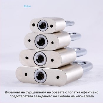 Ключалка за врата против кражба за дома, малка ключалка, мини имитационна неръждаема стоманена ключалка, универсална глава