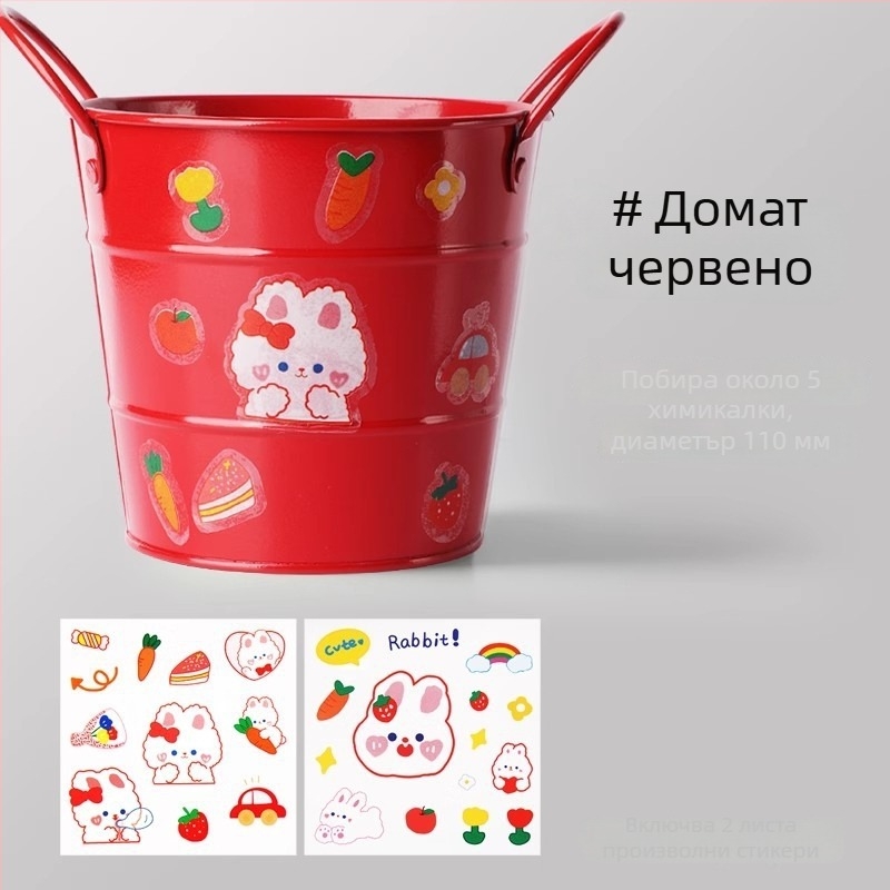 Креативна поставка за писалки от ковано желязо с голям капацитет, органайзер за ученическо бюро, минималистичен дизайн