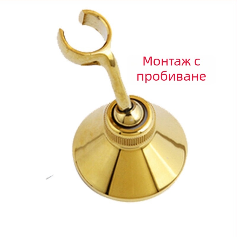 Европейски стил антична душ глава за ръчно ползване, керамична, с квадратна дюза и четкована повърхност