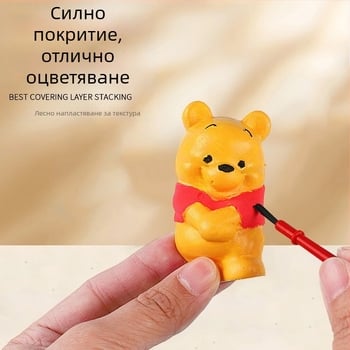 500 мл акрилна боя за кукли от гипс и керамика със сламена шапка