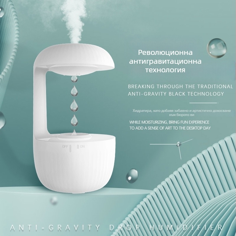 Настолен увлажнител с голям капацитет за дом и офис, безшумен, висока мъгла, USB захранване