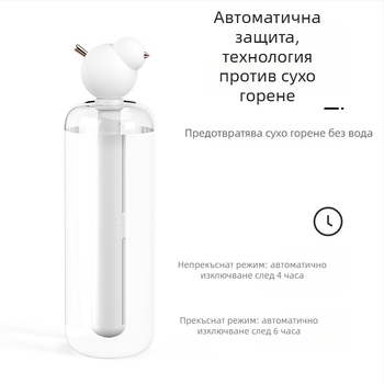 Нов компактен овлажнител за спалня, овлажнител за въздух, нощна лампа, безшумен пръскане, мини овлажнител за кола