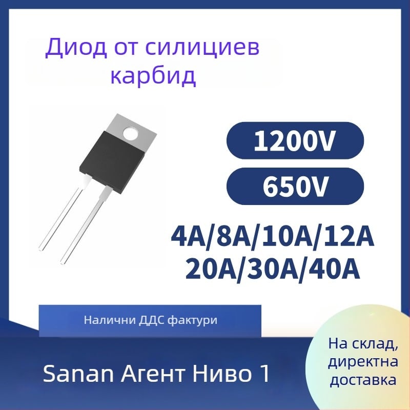 SDS120J020H3 SiC силов диод 650V/1200V, 20A/30A/40A