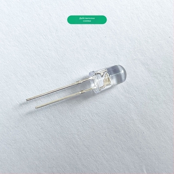 5 мм прозрачен RGB LED мъниста със бързо и бавно мигане, директно включване, червено, синьо, зелено