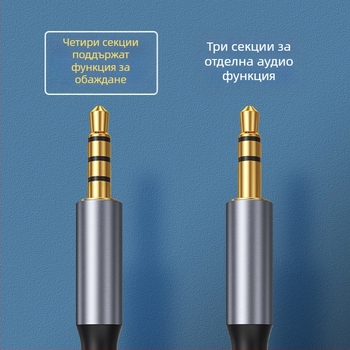 Type-C към 3,5 мм цифров аудио кабел за автомобилни високоговорители, слушалки, мобилен телефон и лаптоп