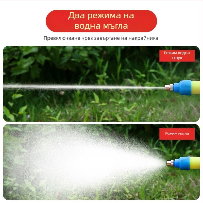 Пръскачка за напитки от неръждаема стомана, компактна домашна градинска пръскалка с push-pull механизъм