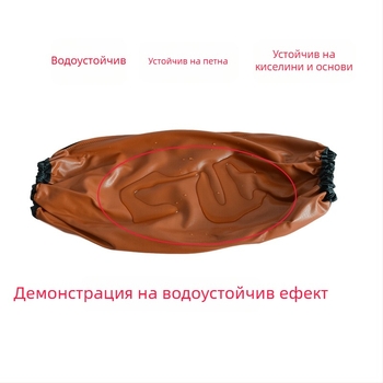 PVC водоустойчив ръкав, черно-червена композитна конструкция, устойчив на масло, киселини и основи, удебелен и удължен за каменна обработка