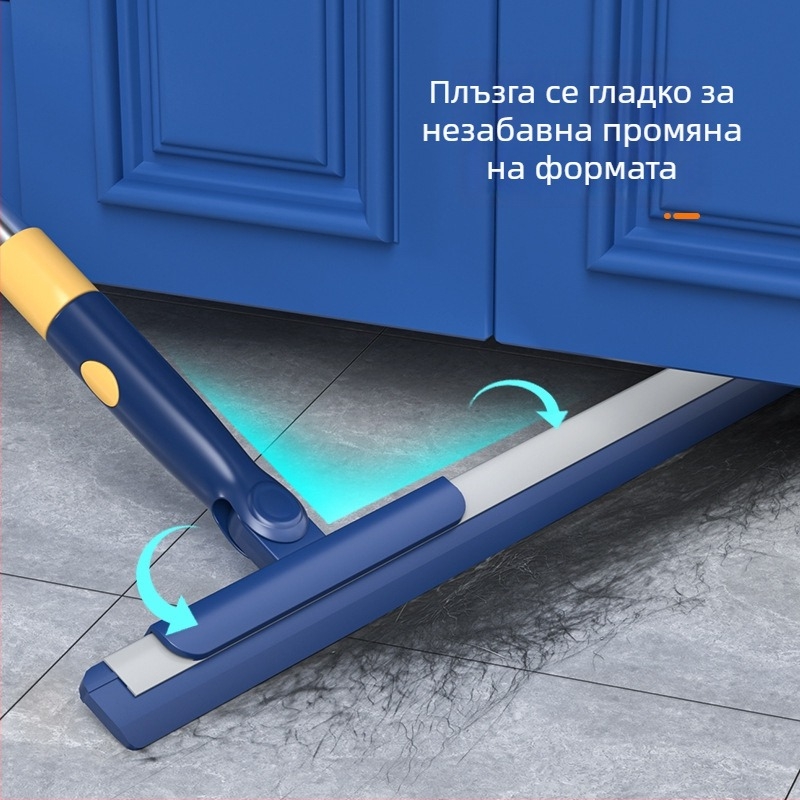 Пластмасова подова скребка и чистач за баня, силиконова повърхност