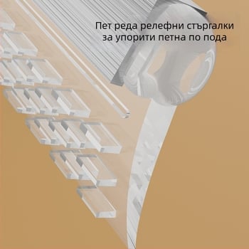 Четвърто поколение силиконова домашна метла за почистване на баня и под, 2025 модел