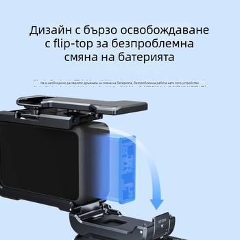 Telesin Дръжка за улична fotografия за DJI Action6 - комплект, алуминиева сплав, бърз монтаж