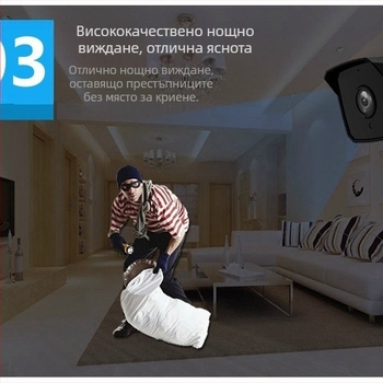 BK1H3D-FAM IP камера за видеонаблюдение с двойно цветно осветление, 3.6 мм обектив, POE