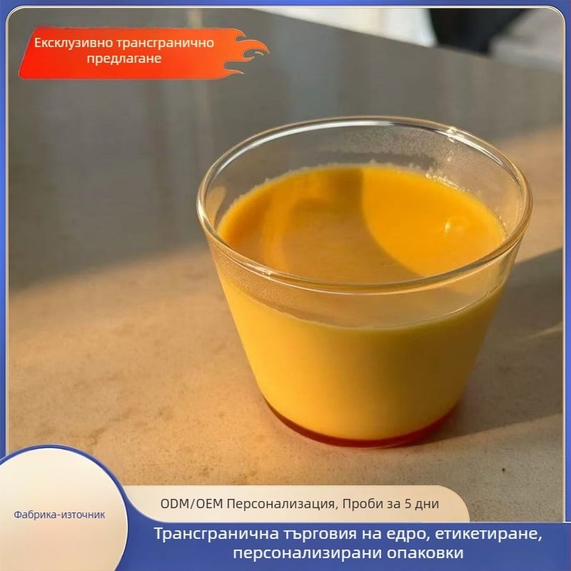 Термоустойчиви стъклени чаши за пудинг за печене, прозрачни чаши за парени яйца, йогурт и мус десерти, подходящи за фурна