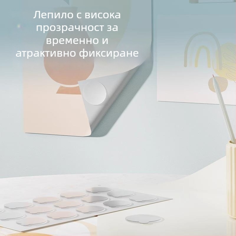 Deli двустранна лепяща филмова лента — силна, прозрачно залепваща