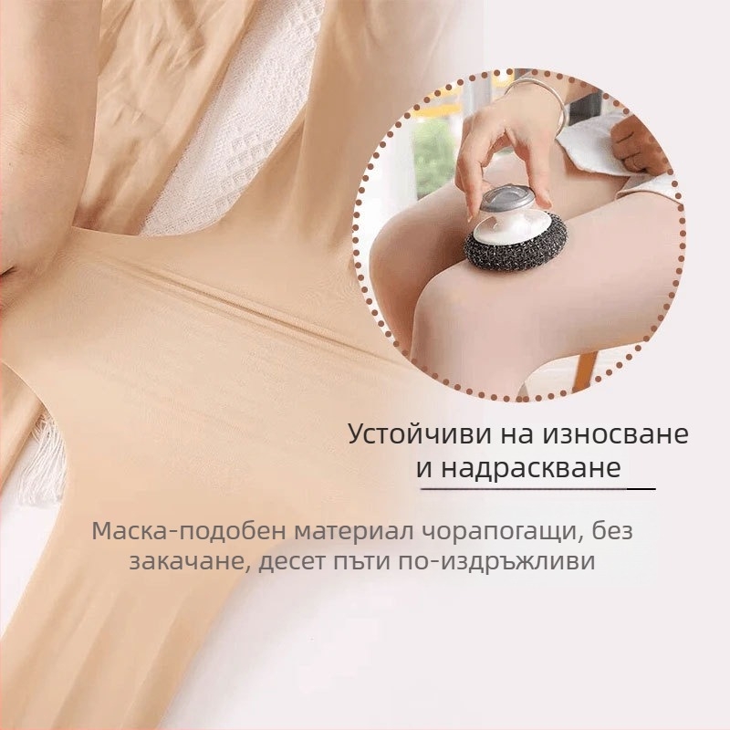 Леггинси от велур за оформяне и визуално удължаване на краката, тънки, едноцветни.