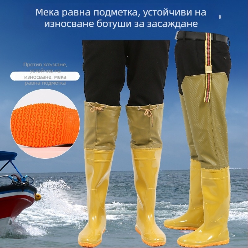 Обувки за засаждане на ориз – надколенни, водни обувки за оризови полета, противоскользящи и издръжливи, за мъже и жени