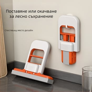 Мини кухненски моп с гъба, ръчен, компактен инструмент за лесно почистване