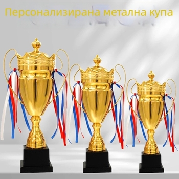 Метален трофей 2102 – луксозен приз за електронни спортове, танци, таекуондо и гимнастика