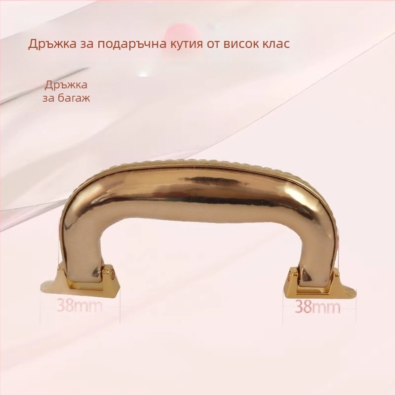 Дръжка за багаж от синтетична кожа, едноцветна, ретро стил, серия Handlehold, модел 01