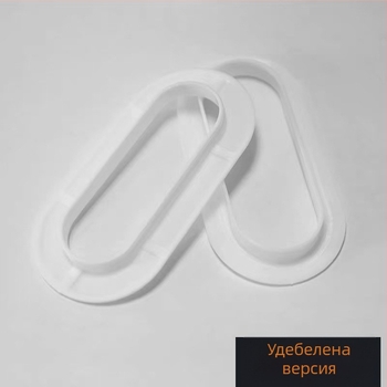 Пластмасова закопчалка за ръкохватка на кашон от гофриран картон; овална, шестоъгълна и квадратна форма, прахозащитна и усилена закрепваща част за съхранение