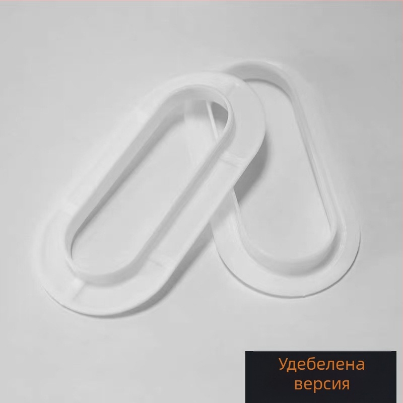 Пластмасова закопчалка за ръкохватка на кашон от гофриран картон; овална, шестоъгълна и квадратна форма, прахозащитна и усилена закрепваща част за съхранение