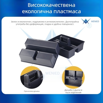 Преносим кош за инструменти за автомобилно обслужване и автомивка, мултифункционална кутия за съхранение