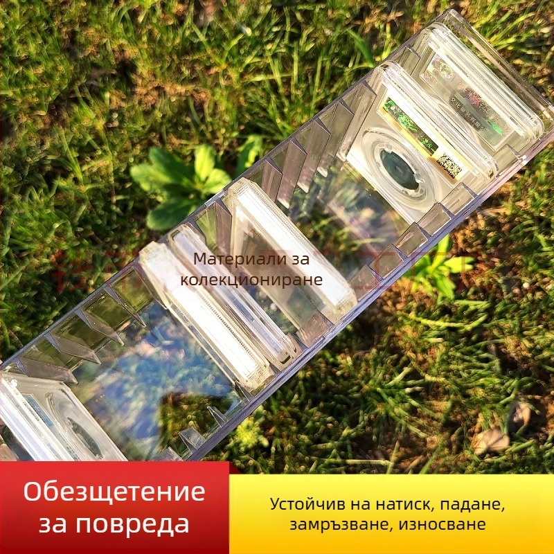 Прозрачна акрилна кутия за монети, комплект от 20 броя, за колекциониране и показване