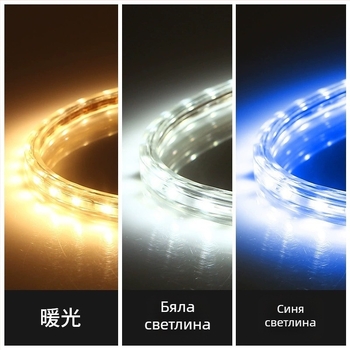 LED лента за таван - RGB променящ цвят, ултраярна, водоустойчива за външна употреба, LED модули в единичен или двоен ред
