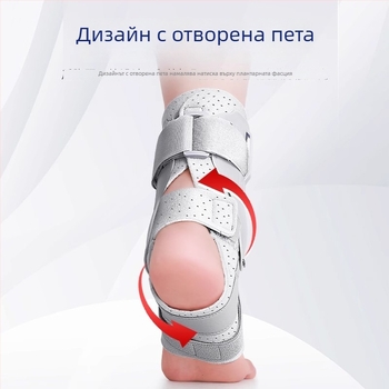 Фиксиращ ортез за глезен за ходене, медицинска опора при травми на връзките на глезена, съвместим с обувки, защитен ръкав срещу навяхвания
