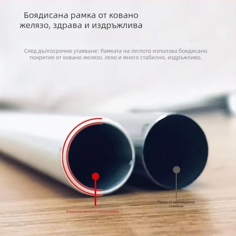 Мрежа против комари за легло с двойни врати и пълно дъно