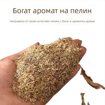 Възглавница за шийния отдел с пълнеж от остатъци на Artemisia, ароматен пълнеж за успокояващ сън