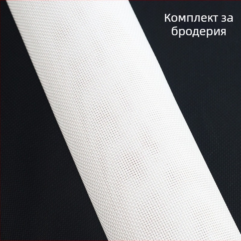 14-ct плат за кръстат бод от екологичен памук, модел капки дъжд, пейзаж, скандинавски стил, набор за бродиране