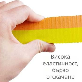 Подложка за коляно за упражнения с коремно колело, удебелена EVA подложка за домашни тренировки, плоска опорна балансираща подложка
