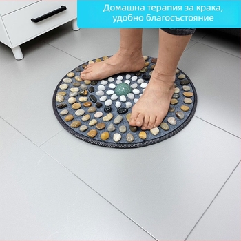 Масажна подложка за ходила с камъчета – домашна употреба, акупресура на крака