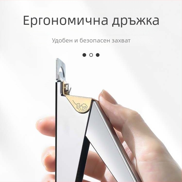Инструменти за маникюр от неръждаема стомана: ножици за подрязване на нокти, U-образни ножици за удължаване на изкуствени нокти и ножици за френски маникюр.