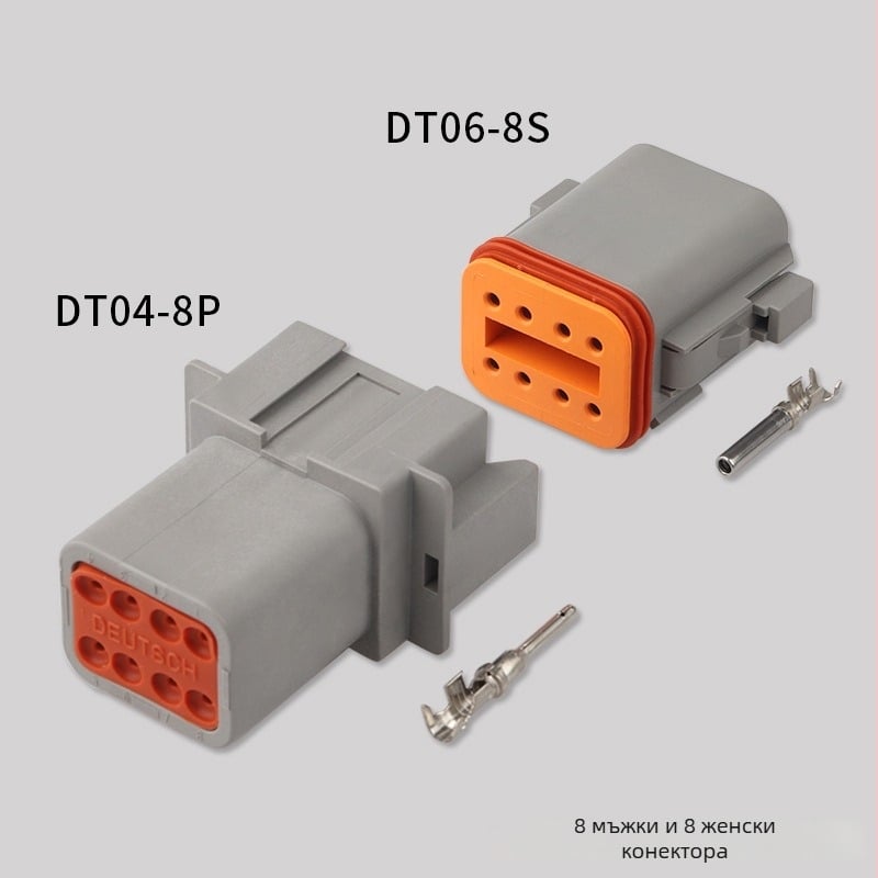 Deutsch DT04-2P/DT06-2S водоустойчив кабелен конектор