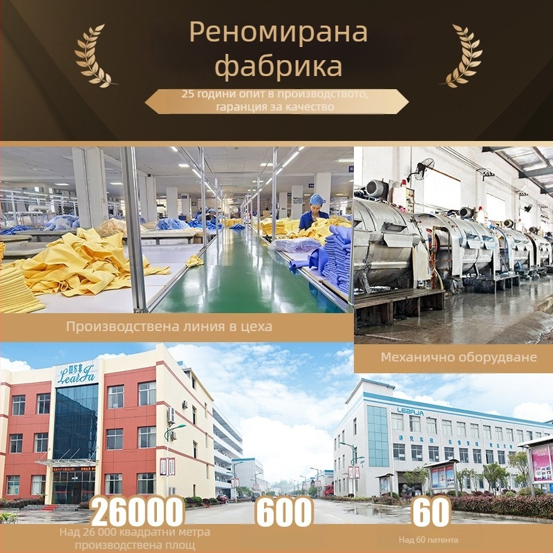Lierjia Кръгла глава за моп, замяна, ПВА кърпа от еленова кожа, абсорбираща и износоустойчива