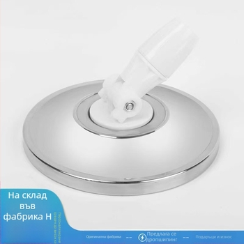 Ротираща глава за моп с дискови аксесоари от неръждаема стомана, универсални части за замяна, кръгла глава за моп