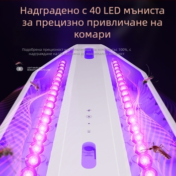 Електрическа мухоловка за комари 2025 — вътрешна употреба, презареждаща се, за дом и хотел
