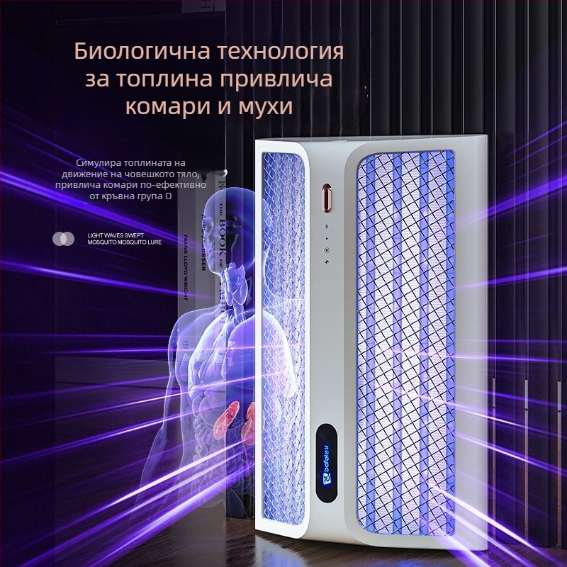 Електрическа мухоловка за комари 2025 — вътрешна употреба, презареждаща се, за дом и хотел