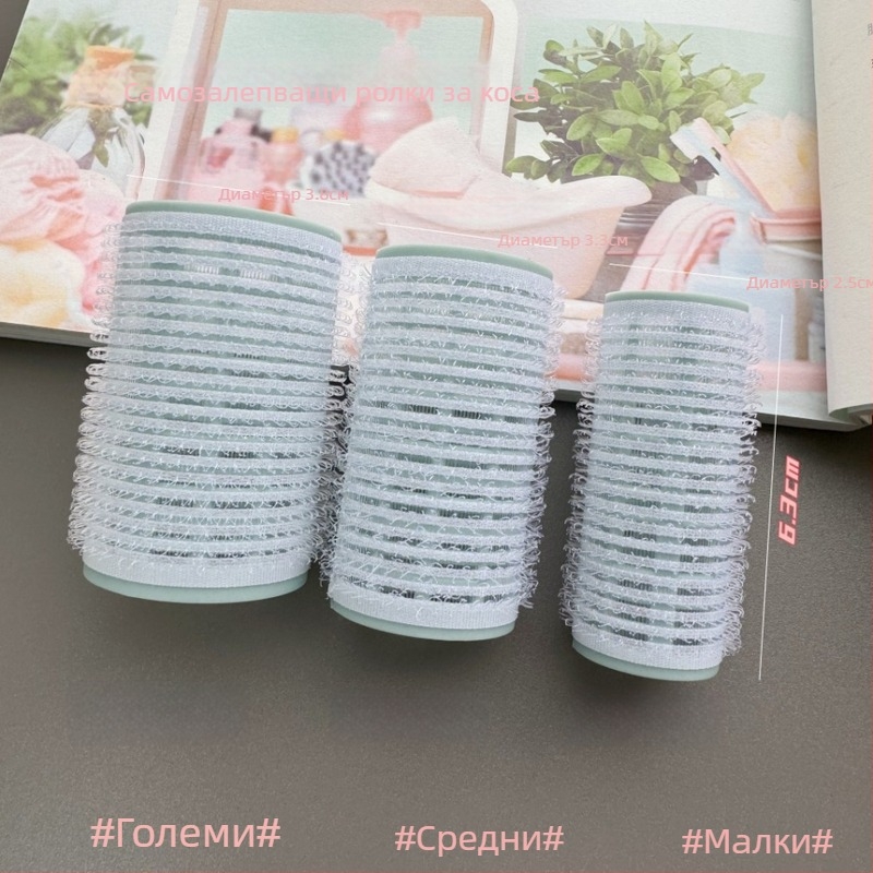 Самозалепваща ролка за челки – уред за стилизиране, повдига корена и придава обем на челката