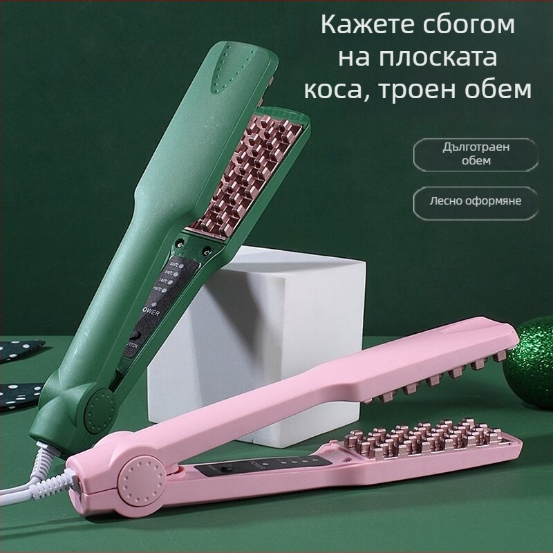 Уред за къдрене с четири степени на температура за обем в корена, керамично покритие