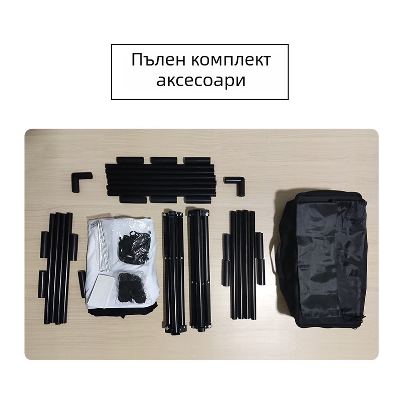 Външен прожекционен екран със стойка, HD, размер 100–120 инча, за дома и къмпинг филмови прожекции