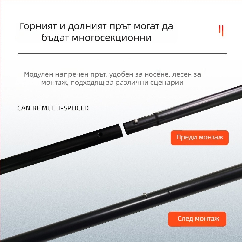 Външен преносим екран за проектор със скоба, 100–120 инча, стенен монтаж без пробиване, антиотразителен за домашна употреба