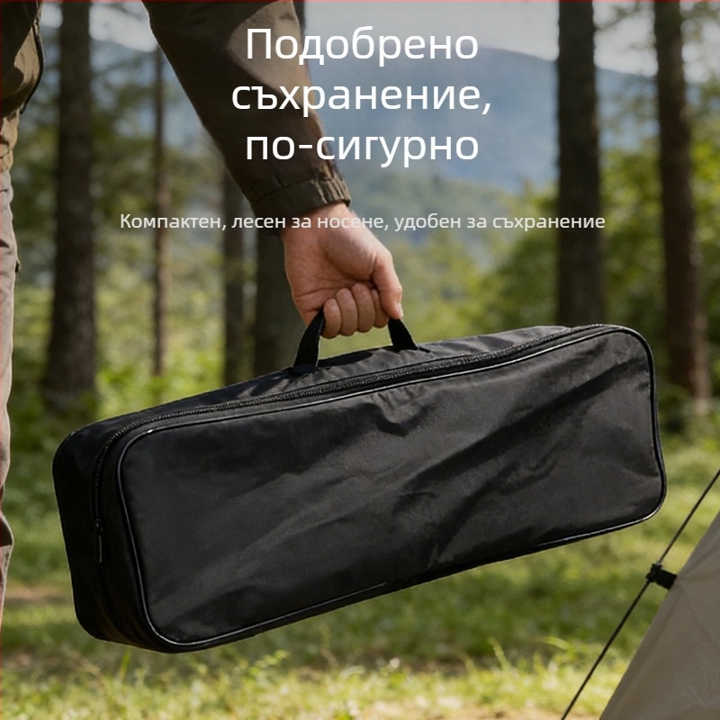 Преносим външен проекторен екран със двойна стойка – за домашно и открито кино, размер 60–120 инча