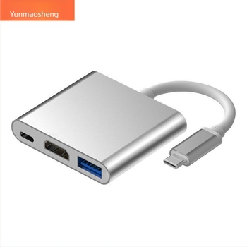 Type-C към HDMI 3-в-1 докинг станция за телевизор и проектор