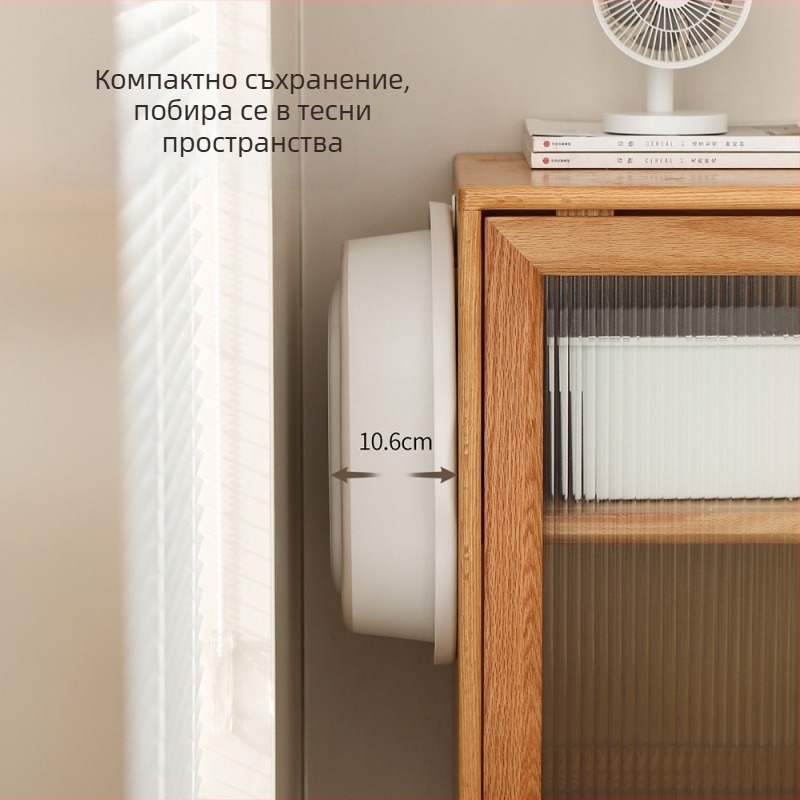 FaSoLa сгъваема ваничка за крака, термоизолирана и дебела, портативна за домашно ползване, с масажна функция