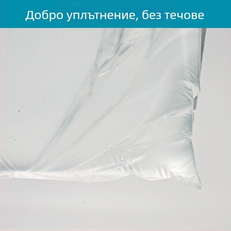 Едноразова торба за вана за двама, голяма кръгла пластмасова торба за хотелско ползване
