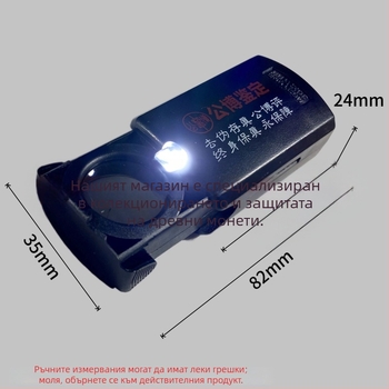 Увеличител за антични монети: детайли на сребърни долари и медни монети