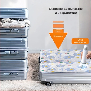Електрическа помпа за вакуумни торби с безжично зареждане и Type-C интерфейс